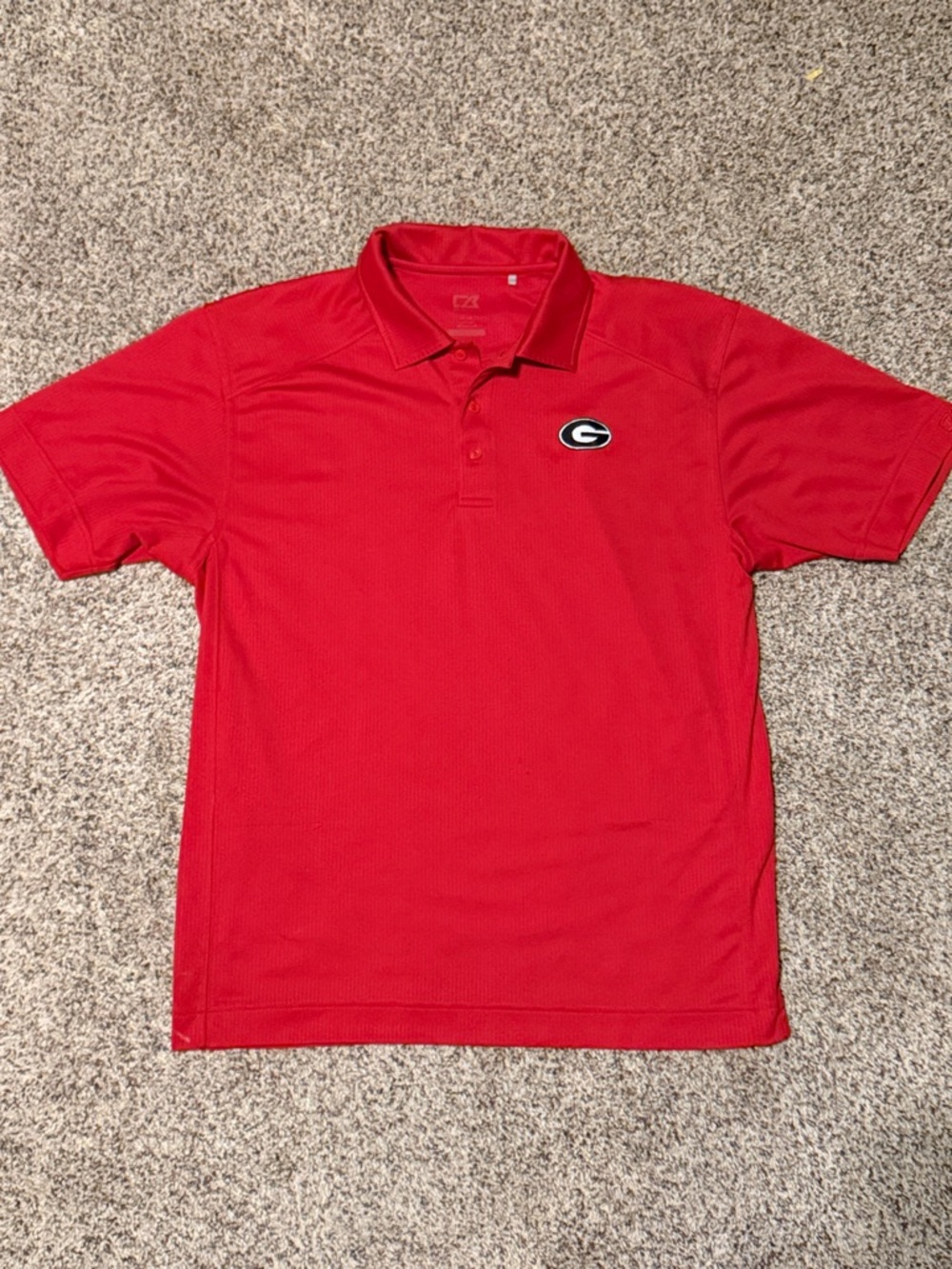 Cutter & Buck Georgia Bulldogs Red Men's Polo Shirt